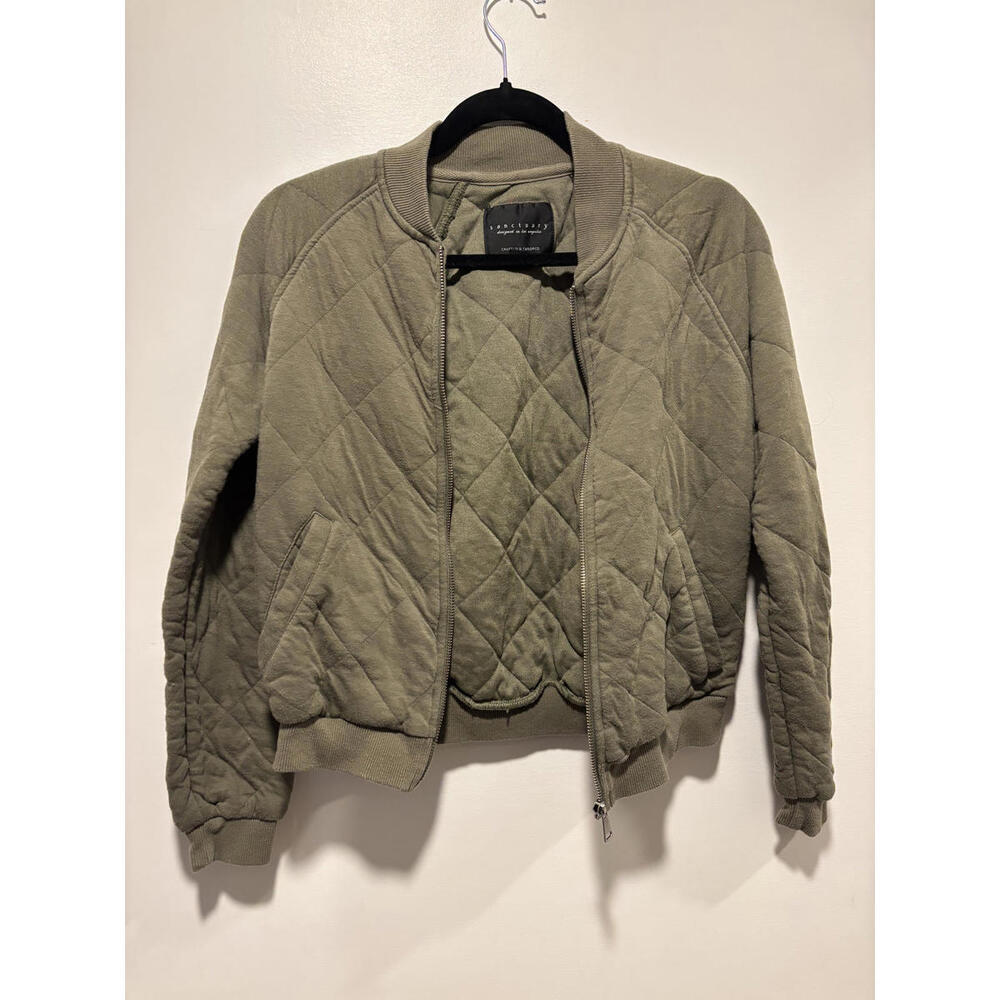 Sanctuary Women's Quilted Bomber Jacket XS - Picture 4 of 6